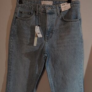 Topman Denim Blue Straight Men's Jeans